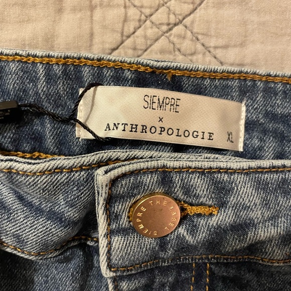 Siempre Naomi Denim Bubble- Hem Ruffle Mini Skirt - Picture 9 of 12